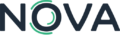 Nova Drift logo med farger